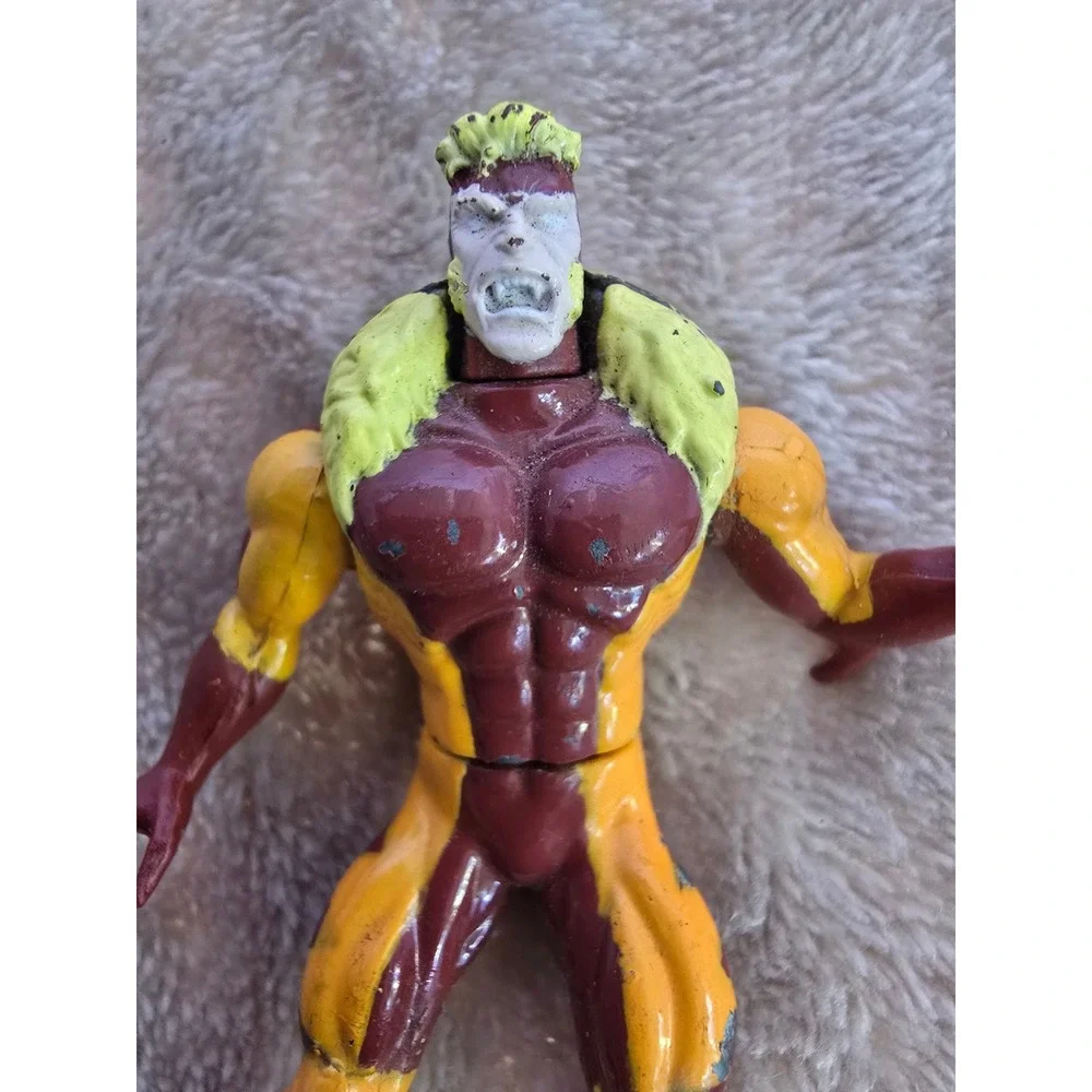 Vintage 1994 Toy Biz Marvel X-Men Sabretooth Action Figure Steel Mutants 2-3
